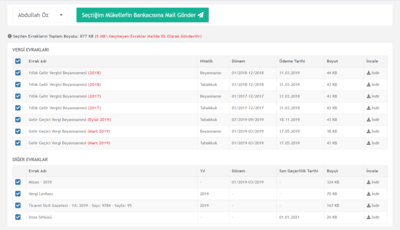 Bankacıya Evrak Gönderme