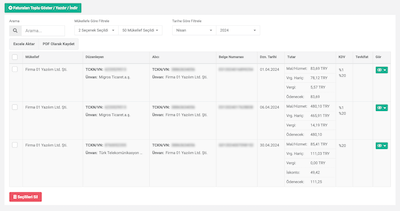 E-Arşiv Pdf Görüntüleme