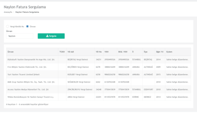 Naylon Fatura Sorgulama